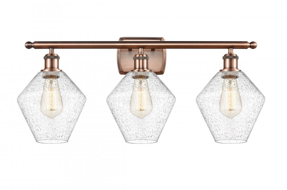 Cindyrella - 3 Light - 28 inch - Antique Copper - Bath Vanity Light