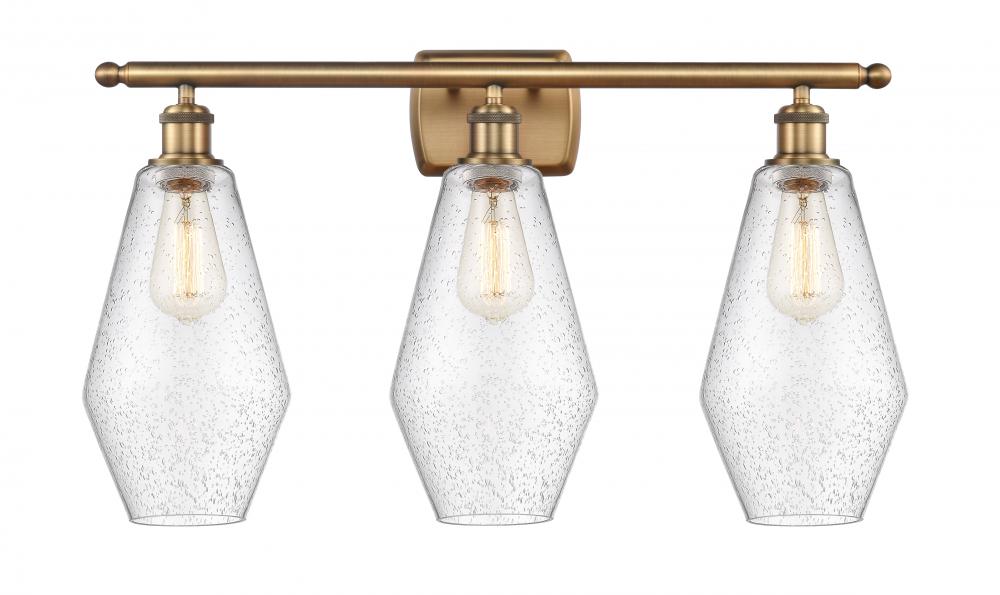 Cindyrella - 3 Light - 27 inch - Brushed Brass - Bath Vanity Light