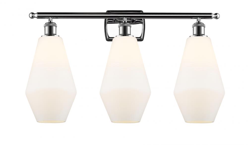 Cindyrella - 3 Light - 27 inch - Polished Chrome - Bath Vanity Light