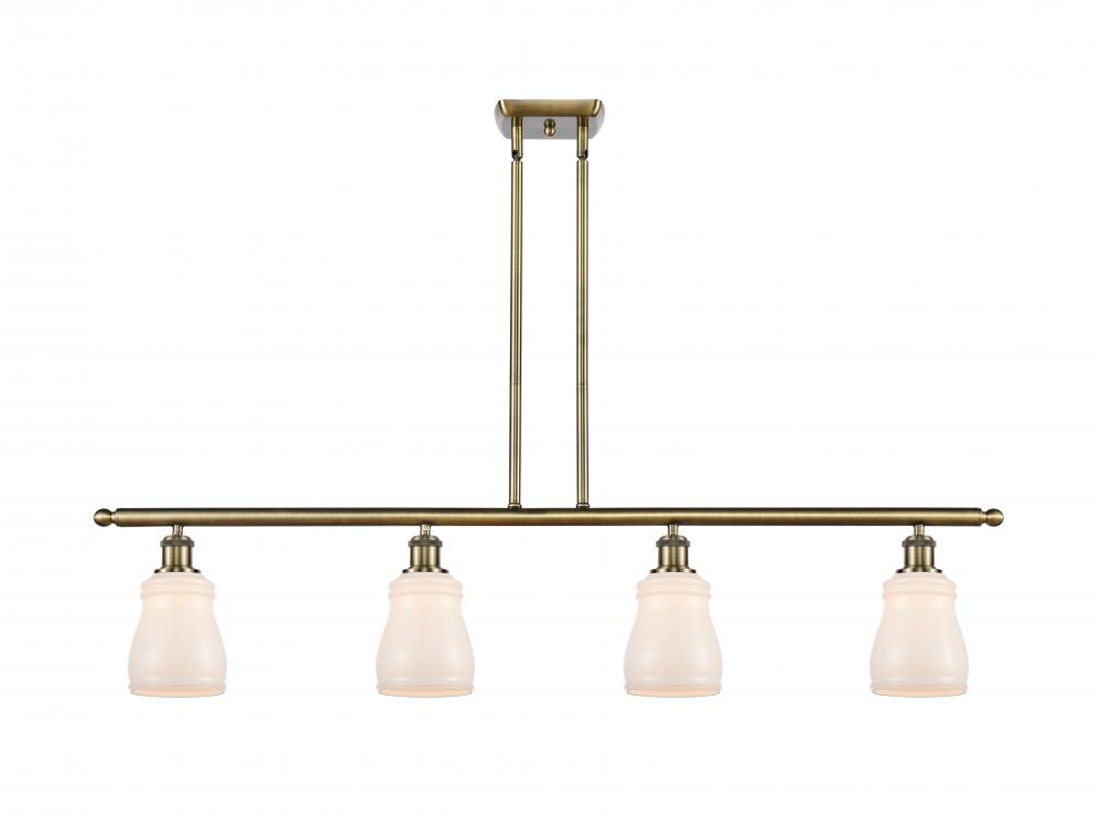 Ellery - 4 Light - 48 inch - Antique Brass - Cord hung - Island Light