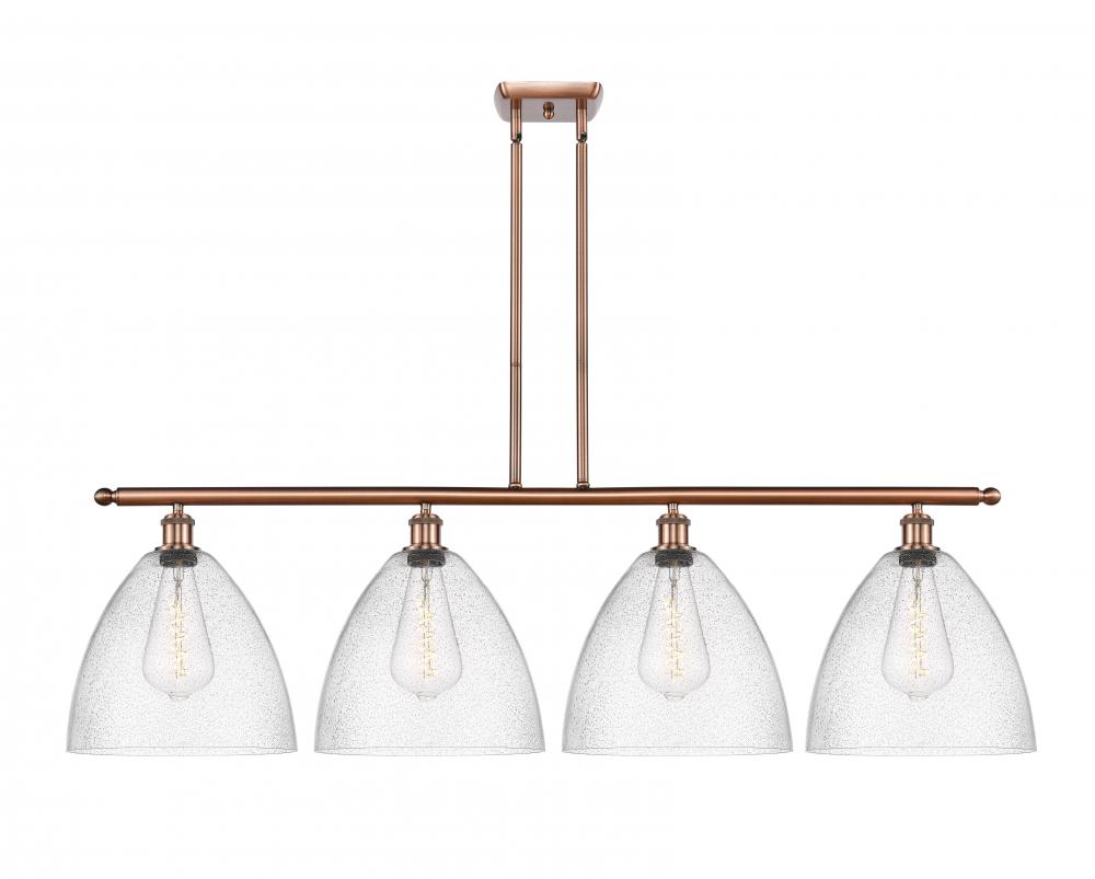 Bristol - 4 Light - 50 inch - Antique Copper - Cord hung - Island Light