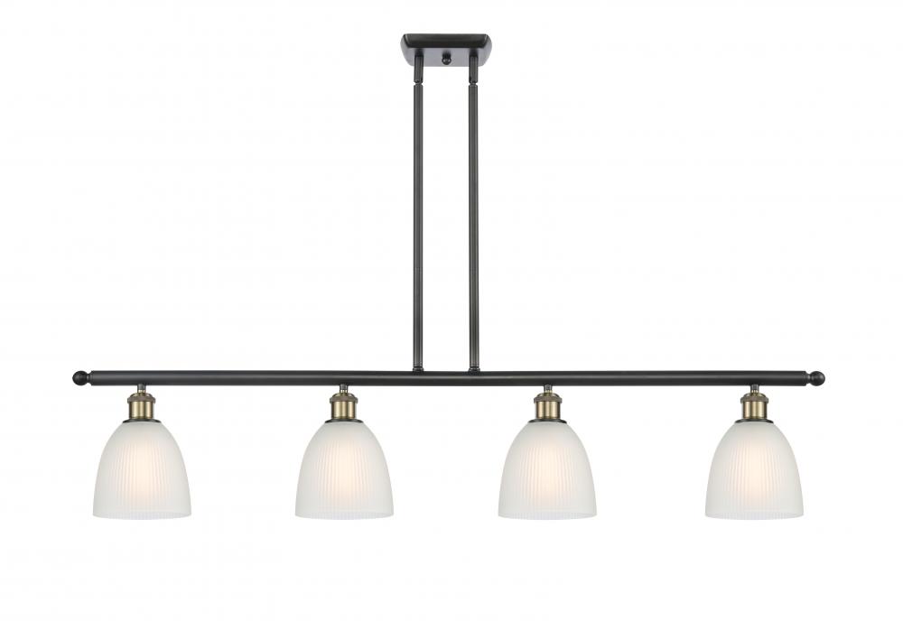 Castile - 4 Light - 48 inch - Black Antique Brass - Cord hung - Island Light