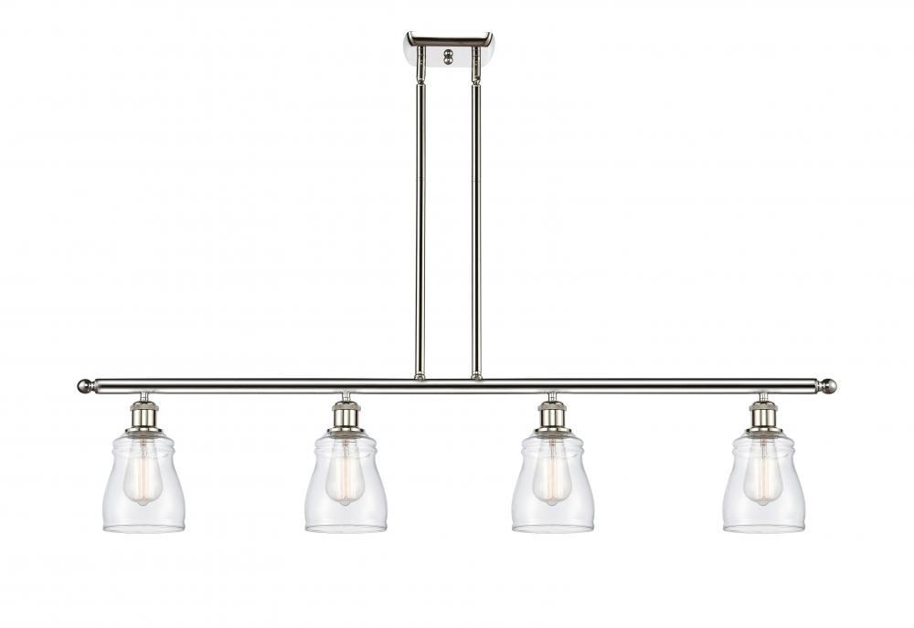 Ellery - 4 Light - 48 inch - Polished Nickel - Cord hung - Island Light