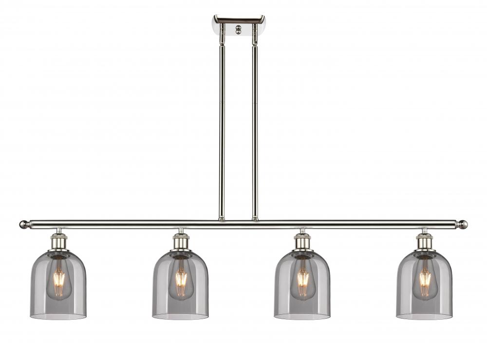 Bella - 4 Light - 48 inch - Polished Nickel - Cord hung - Island Light