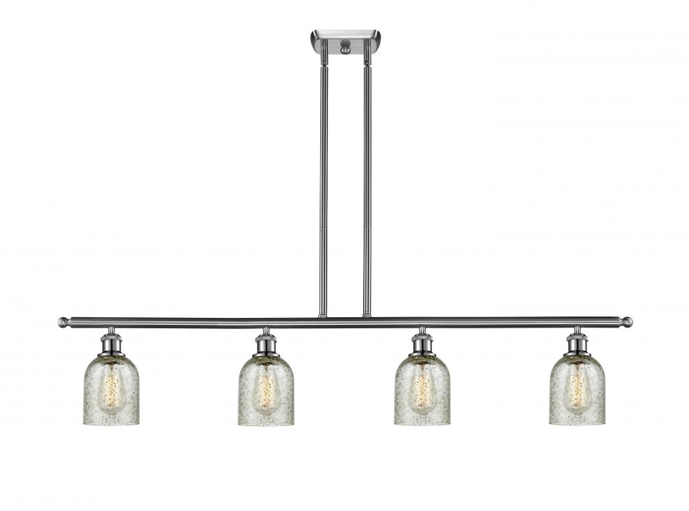 Caledonia - 4 Light - 48 inch - Brushed Satin Nickel - Cord hung - Island Light