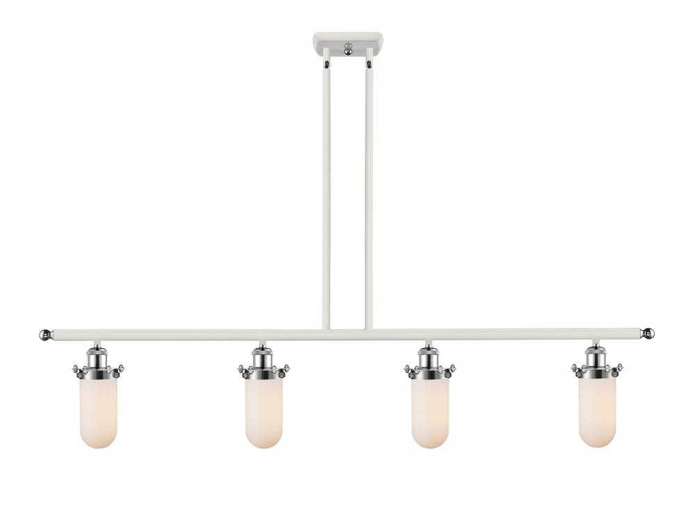 Kingsbury - 4 Light - 48 inch - White Polished Chrome - Cord hung - Island Light