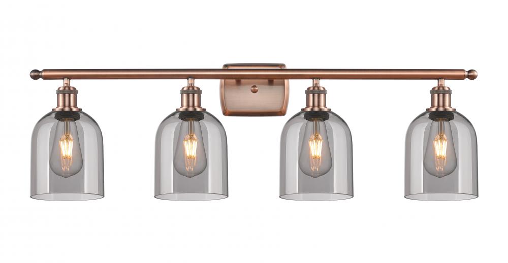 Bella - 4 Light - 36 inch - Antique Copper - Bath Vanity Light