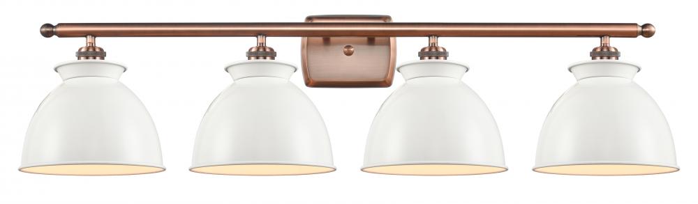 Adirondack - 4 Light - 38 inch - Antique Copper - Bath Vanity Light