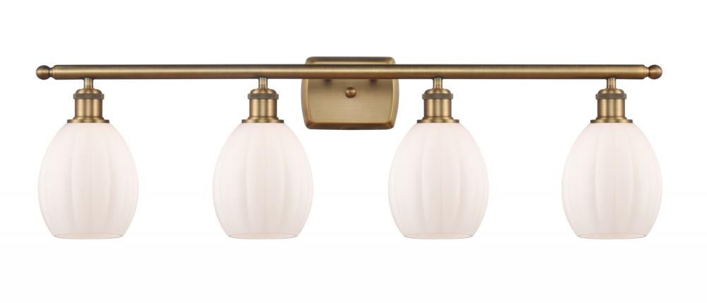 Eaton - 4 Light - 36 inch - Brushed Brass - Bath Vanity Light