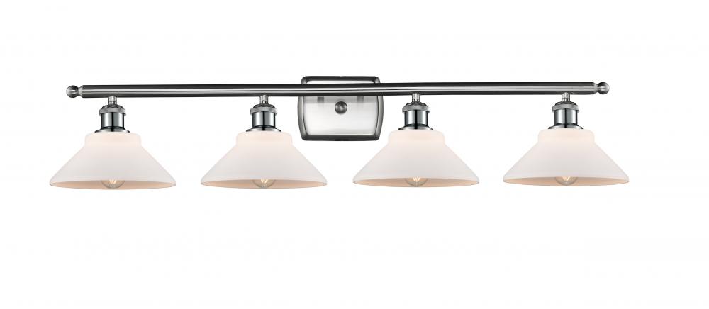 Orwell - 4 Light - 38 inch - Brushed Satin Nickel - Bath Vanity Light