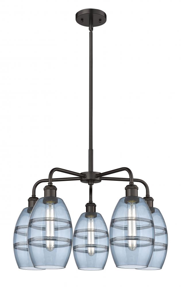 Vaz - 5 Light - 24 inch - Oil Rubbed Bronze - Chandelier