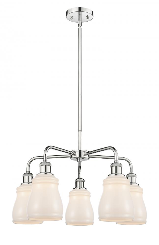 Ellery - 5 Light - 23 inch - Polished Chrome - Chandelier