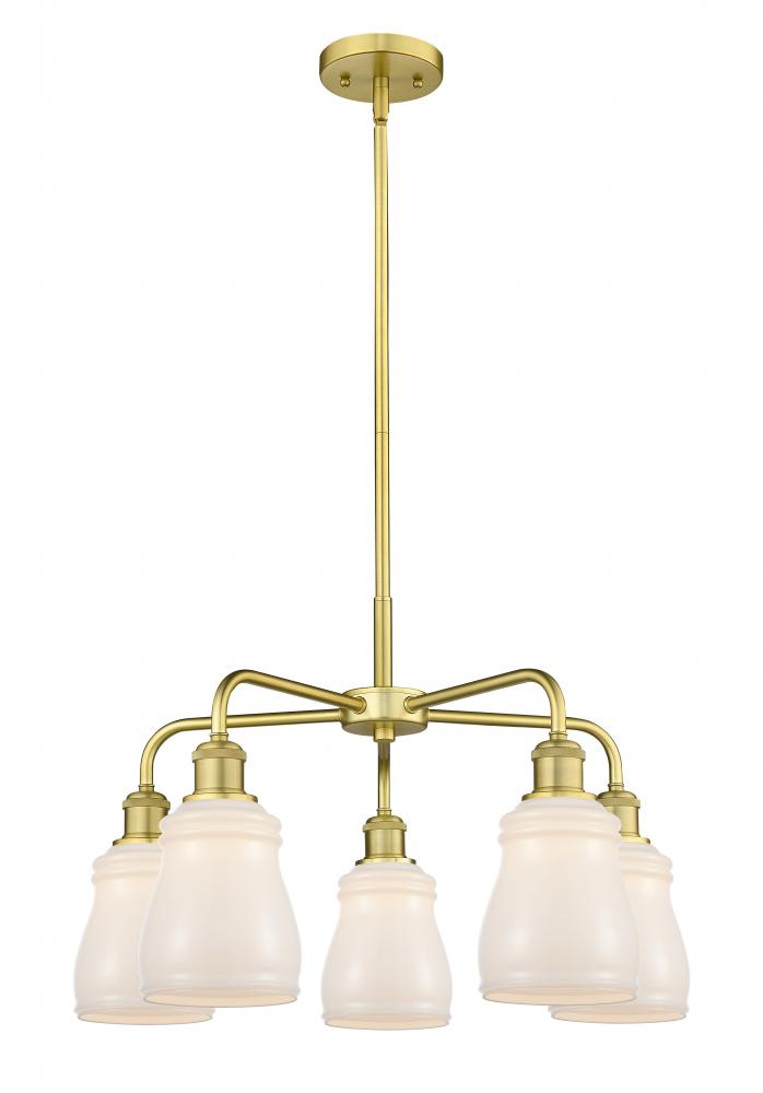 Ellery - 5 Light - 23 inch - Satin Gold - Chandelier