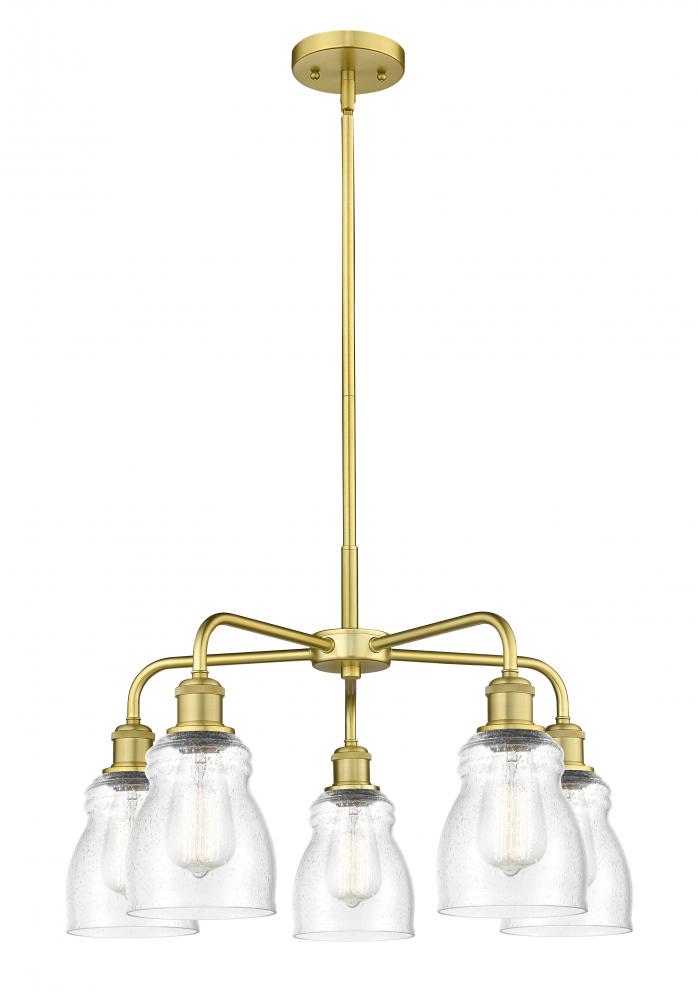 Ellery - 5 Light - 23 inch - Satin Gold - Chandelier