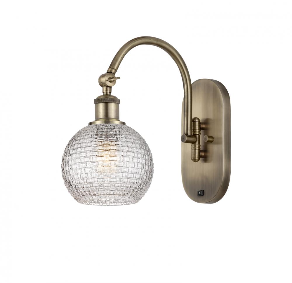 Athens - 1 Light - 6 inch - Antique Brass - Sconce