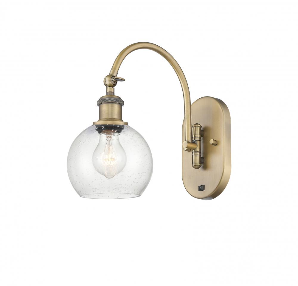 Athens - 1 Light - 6 inch - Brushed Brass - Sconce