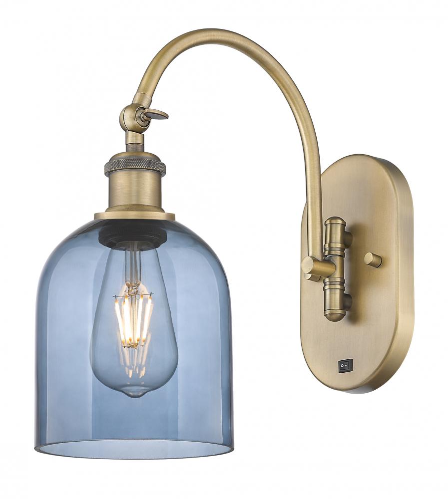 Bella - 1 Light - 6 inch - Brushed Brass - Sconce