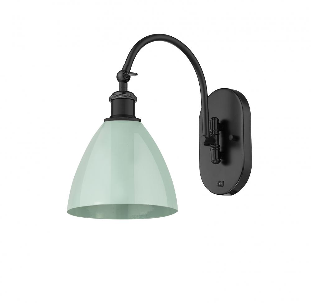 Plymouth - 1 Light - 8 inch - Matte Black - Sconce