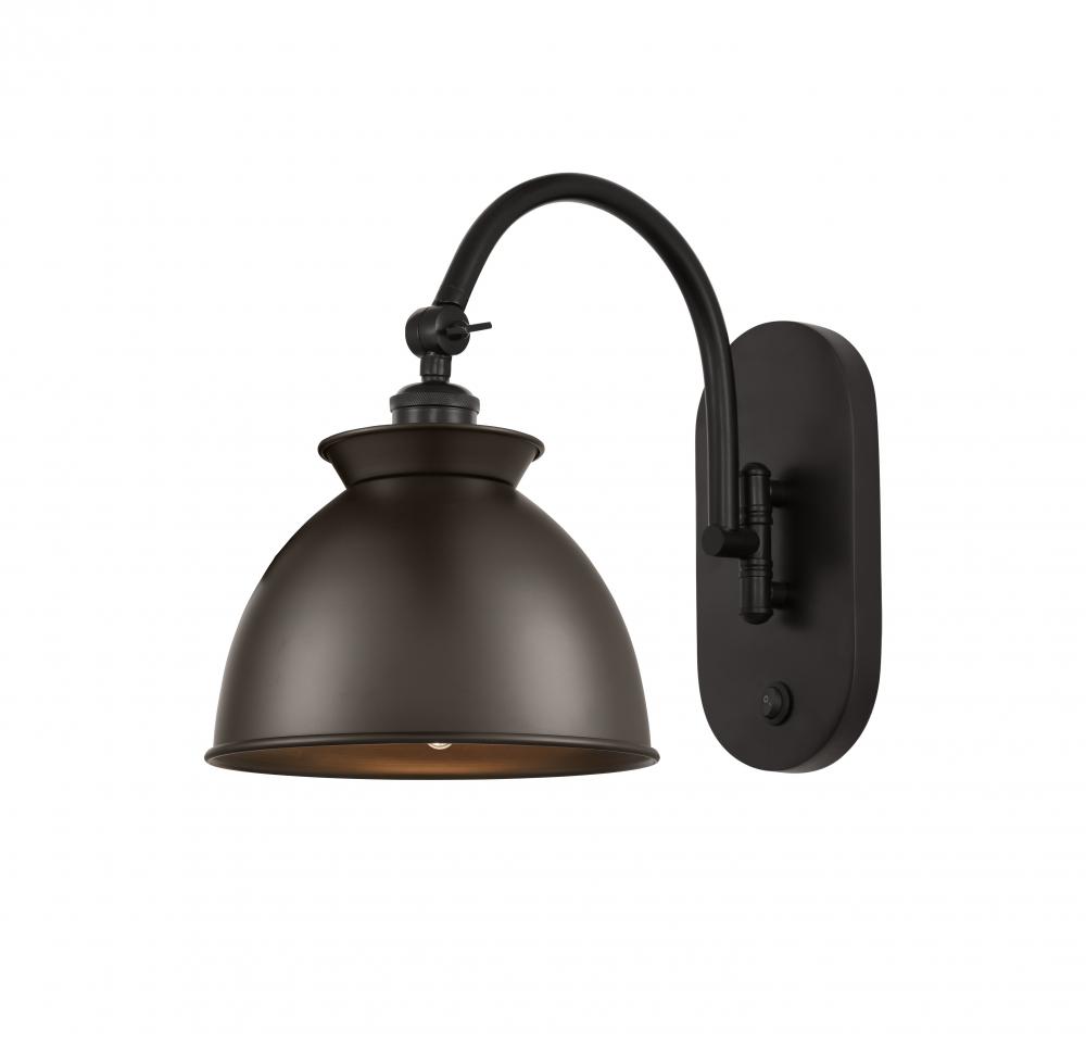 Adirondack - 1 Light - 8 inch - Oil Rubbed Bronze - Sconce