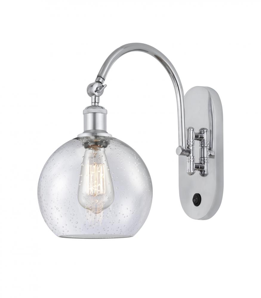 Athens - 1 Light - 8 inch - Polished Chrome - Sconce