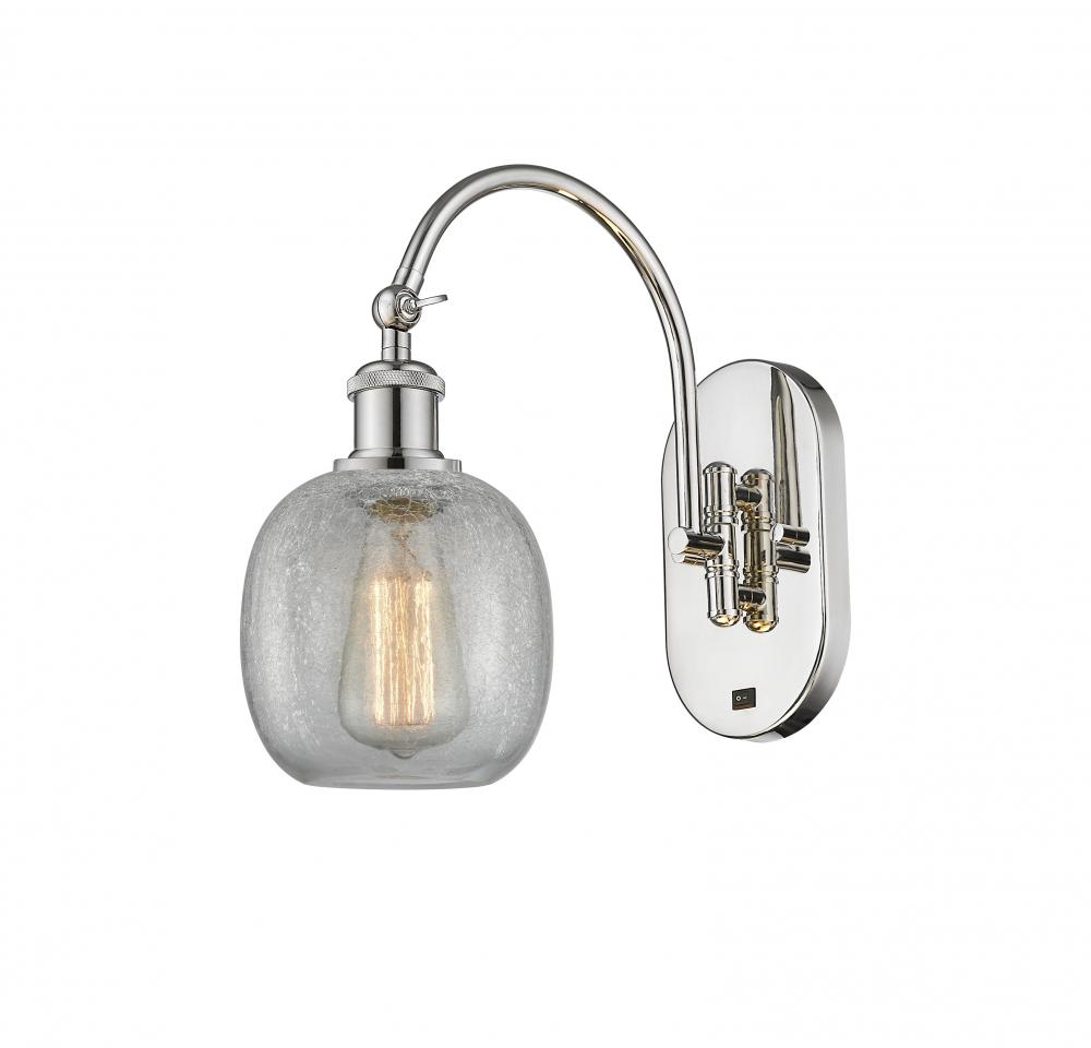 Belfast - 1 Light - 6 inch - Polished Nickel - Sconce