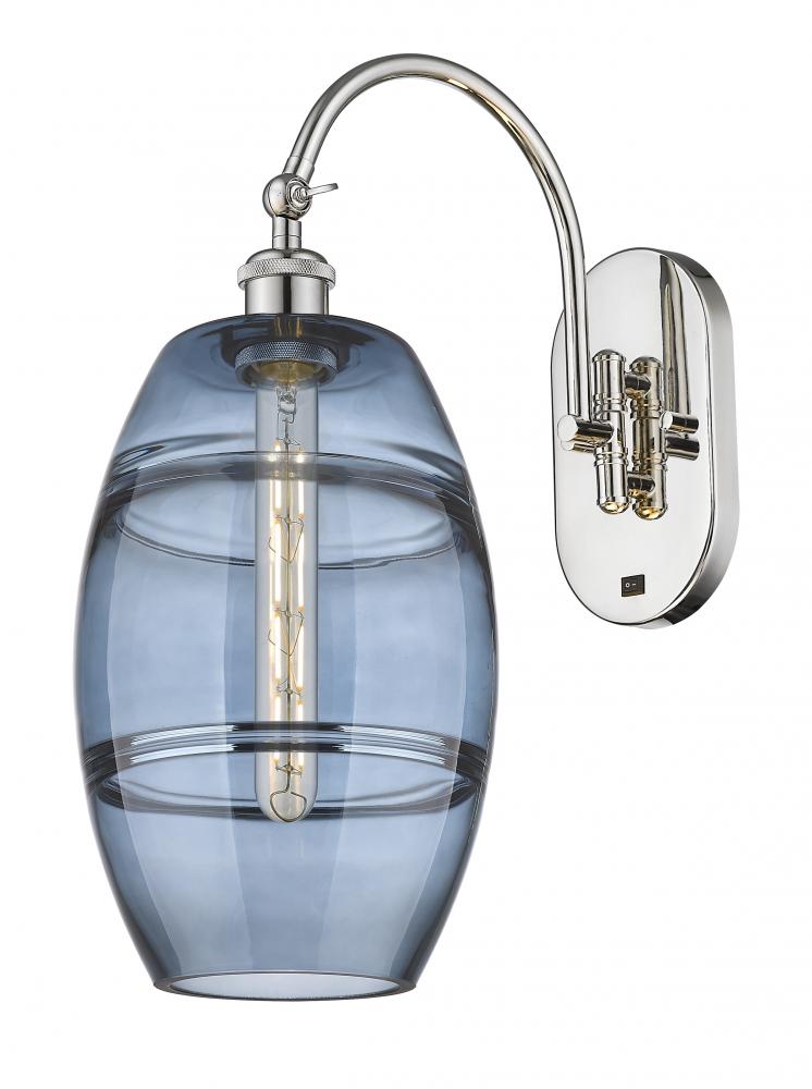 Vaz - 1 Light - 8 inch - Polished Nickel - Sconce