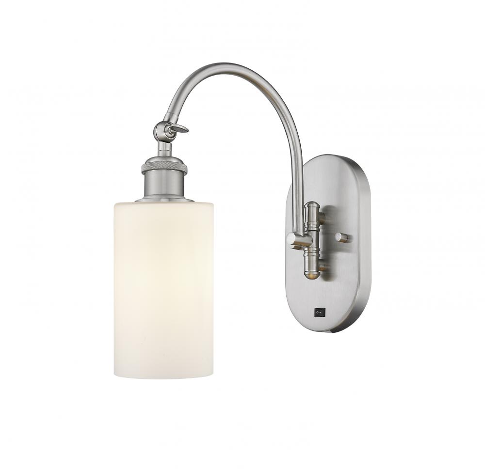 Clymer - 1 Light - 4 inch - Brushed Satin Nickel - Sconce