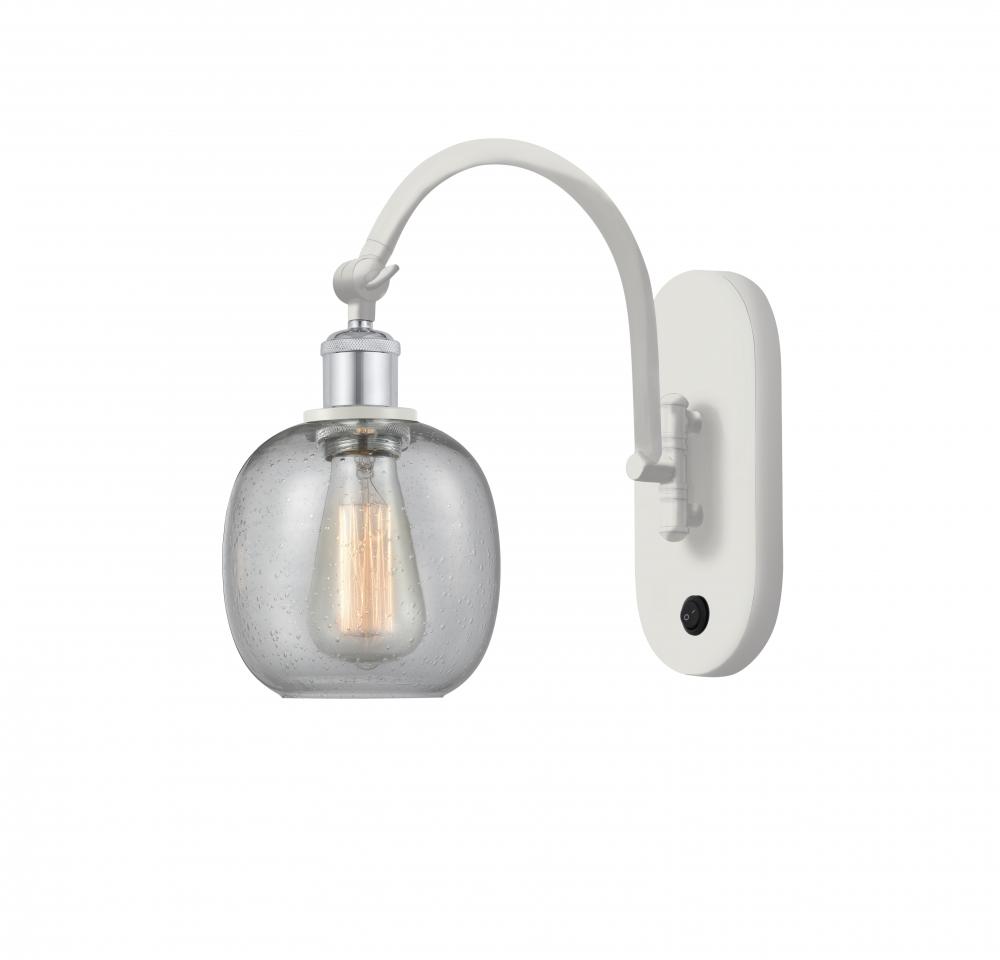 Belfast - 1 Light - 6 inch - White Polished Chrome - Sconce