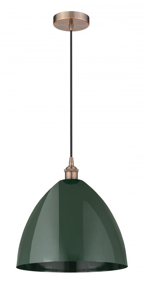 Plymouth - 1 Light - 16 inch - Antique Copper - Cord hung - Mini Pendant