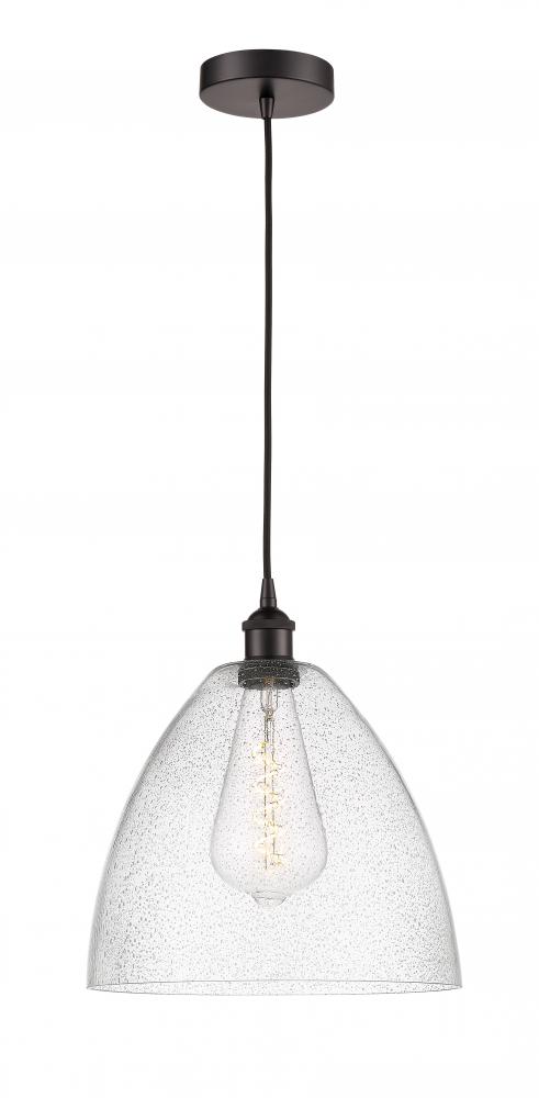 Bristol - 1 Light - 12 inch - Oil Rubbed Bronze - Cord hung - Mini Pendant