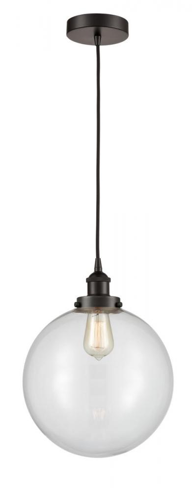 Beacon - 1 Light - 12 inch - Oil Rubbed Bronze - Cord hung - Mini Pendant