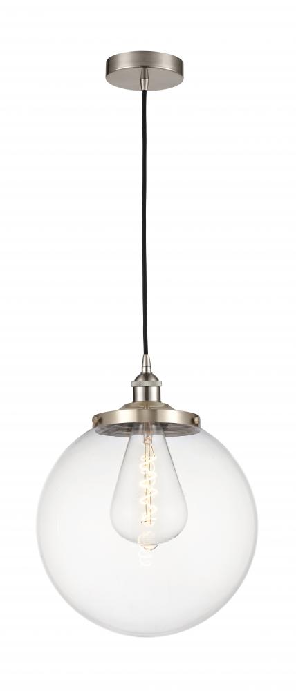 Beacon - 1 Light - 14 inch - Satin Nickel - Mini Pendant