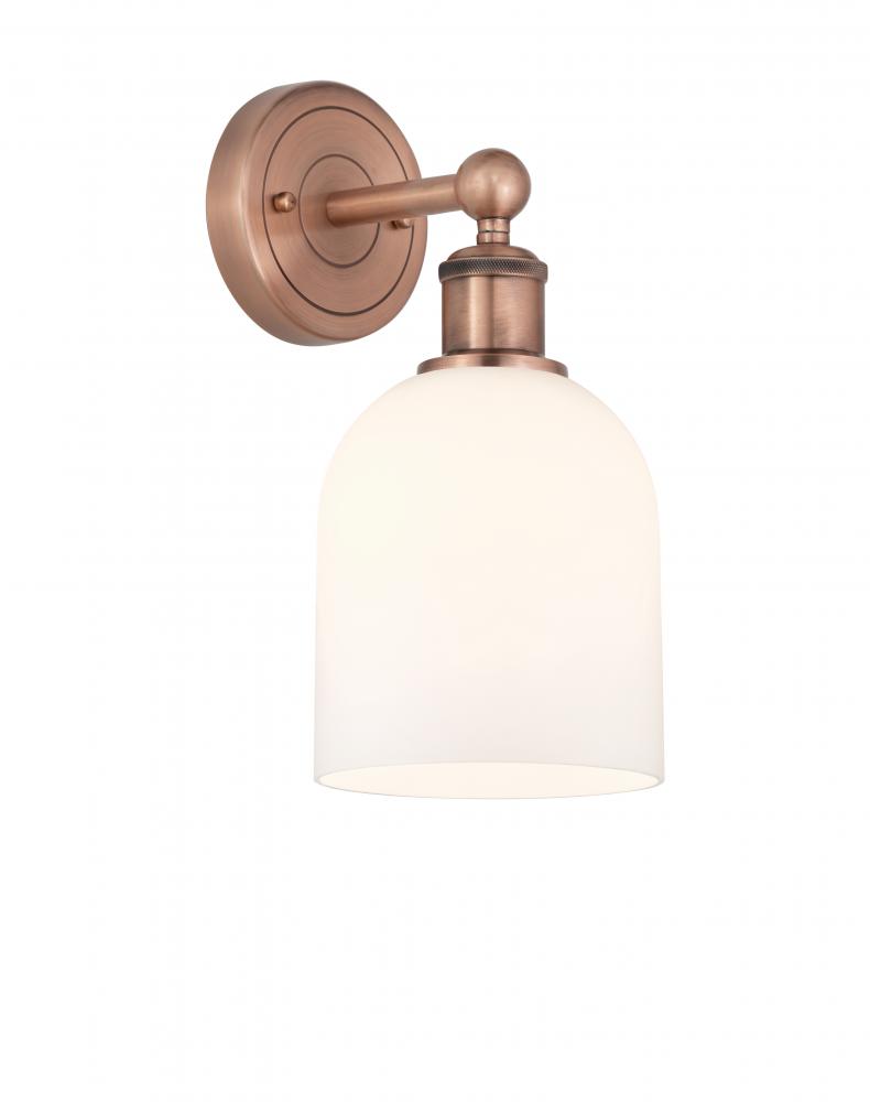 Bella - 1 Light - 6 inch - Antique Copper - Sconce