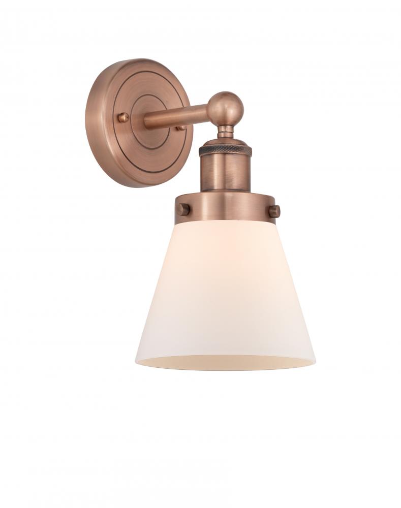 Cone - 1 Light - 6 inch - Antique Copper - Sconce