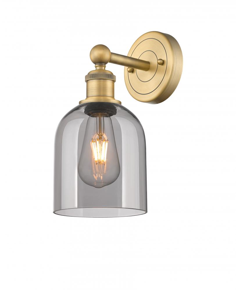 Bella - 1 Light - 6 inch - Brushed Brass - Sconce