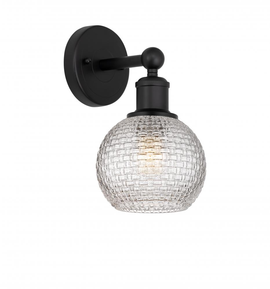 Athens - 1 Light - 6 inch - Matte Black - Sconce