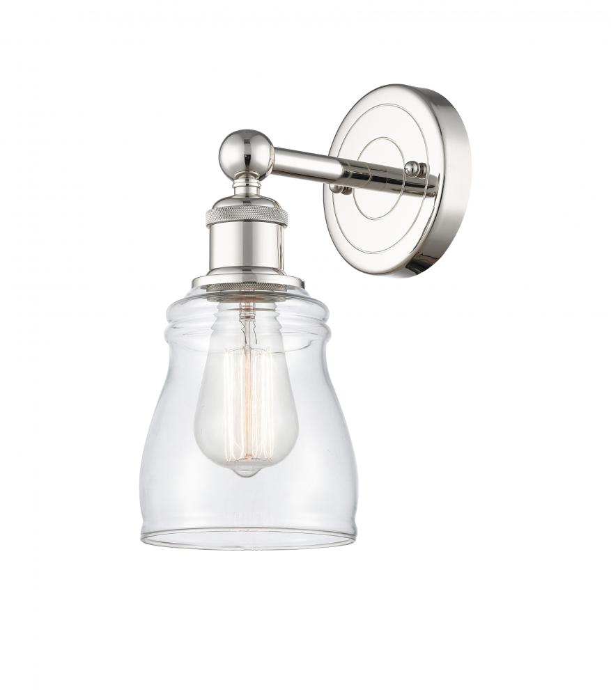 Ellery - 1 Light - 5 inch - Polished Nickel - Sconce