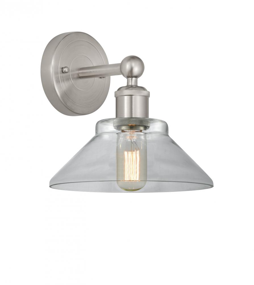 Orwell - 1 Light - 8 inch - Brushed Satin Nickel - Sconce