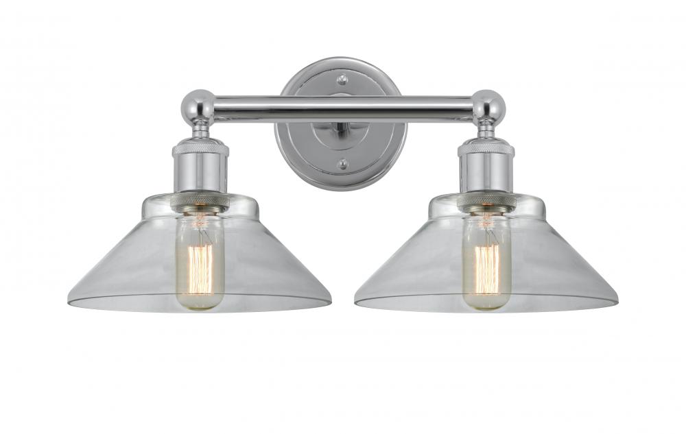 Orwell - 2 Light - 17 inch - Polished Chrome - Bath Vanity Light