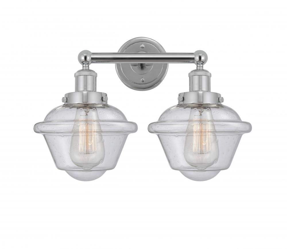 Oxford - 2 Light - 16 inch - Polished Chrome - Bath Vanity Light