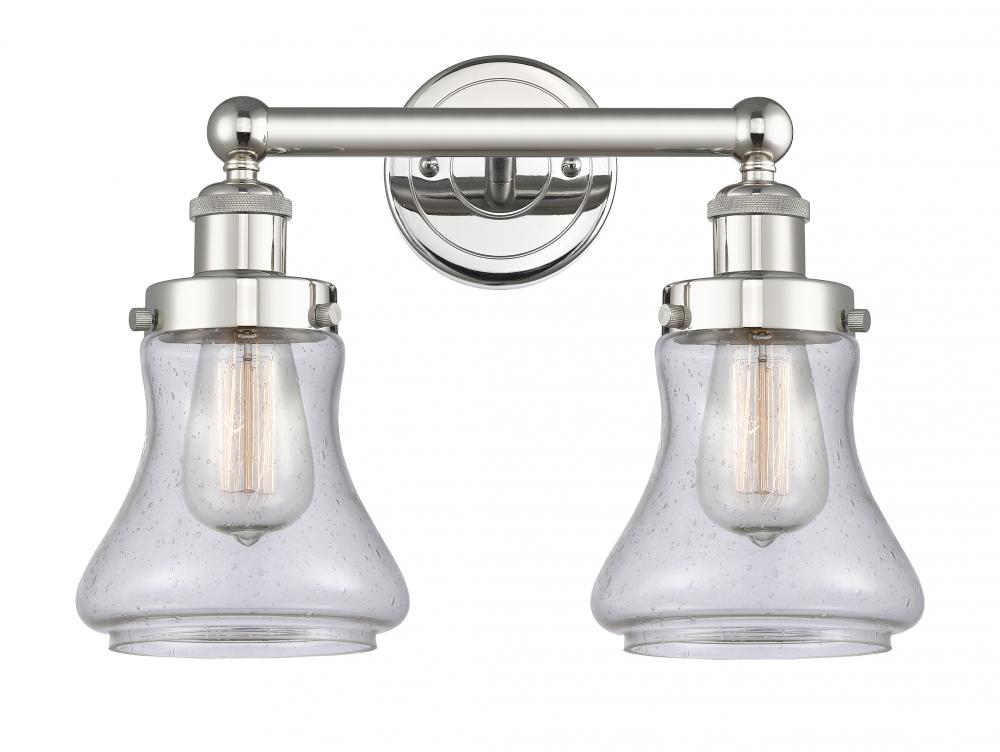 Bellmont - 2 Light - 15 inch - Polished Nickel - Bath Vanity Light