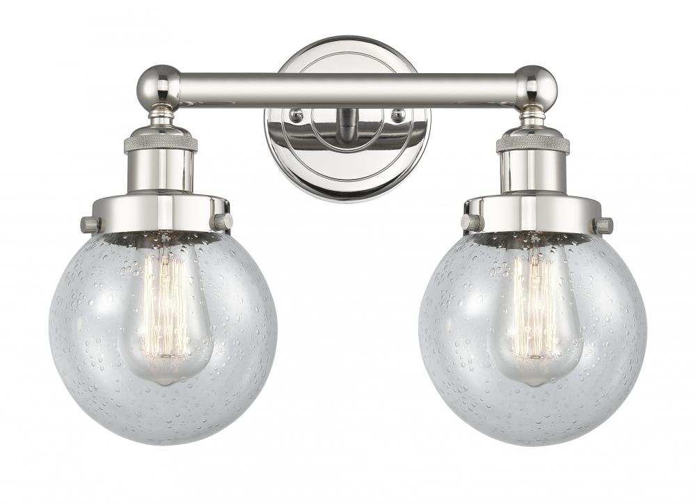 Beacon - 2 Light - 15 inch - Polished Nickel - Bath Vanity Light