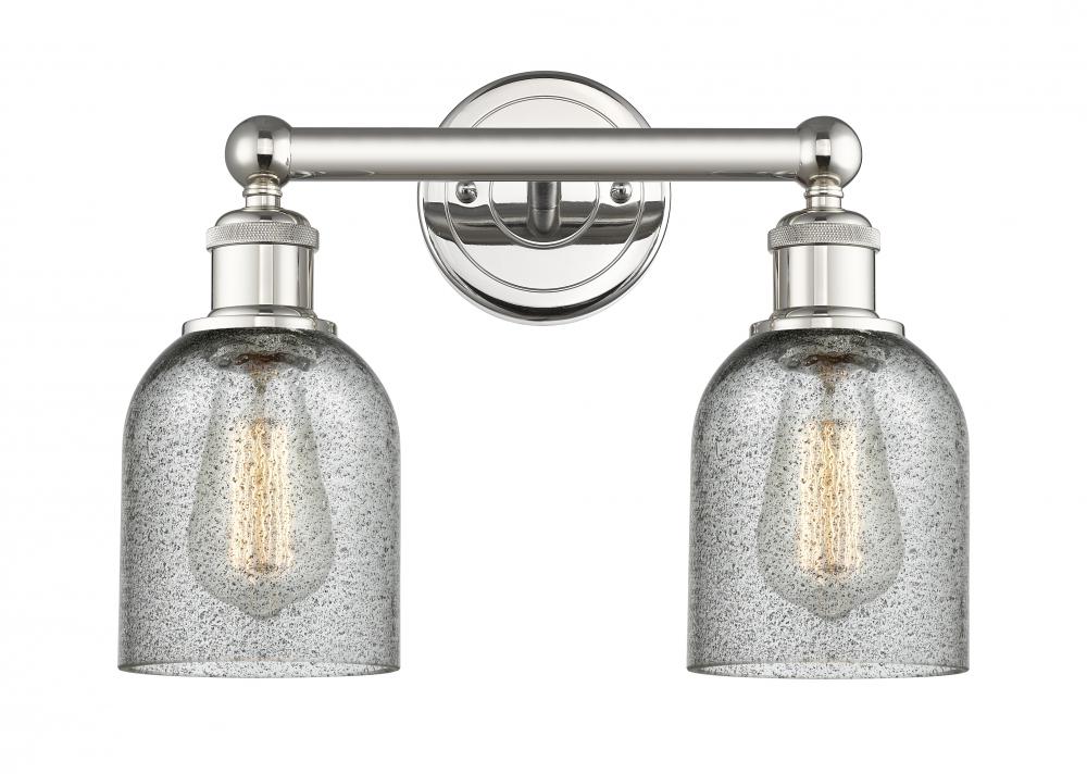 Caledonia - 2 Light - 14 inch - Polished Nickel - Bath Vanity Light