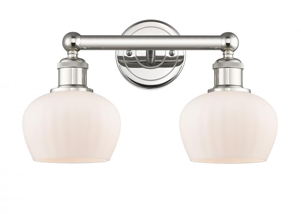 Fenton - 2 Light - 16 inch - Polished Nickel - Bath Vanity Light