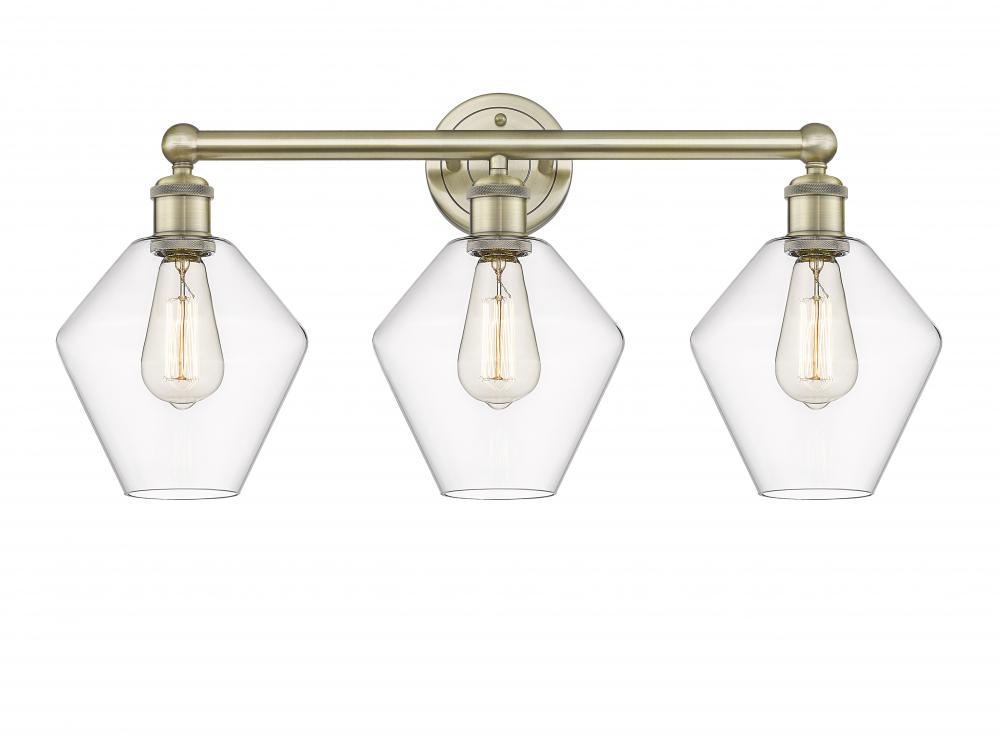 Cindyrella - 3 Light - 26 inch - Antique Brass - Bath Vanity Light