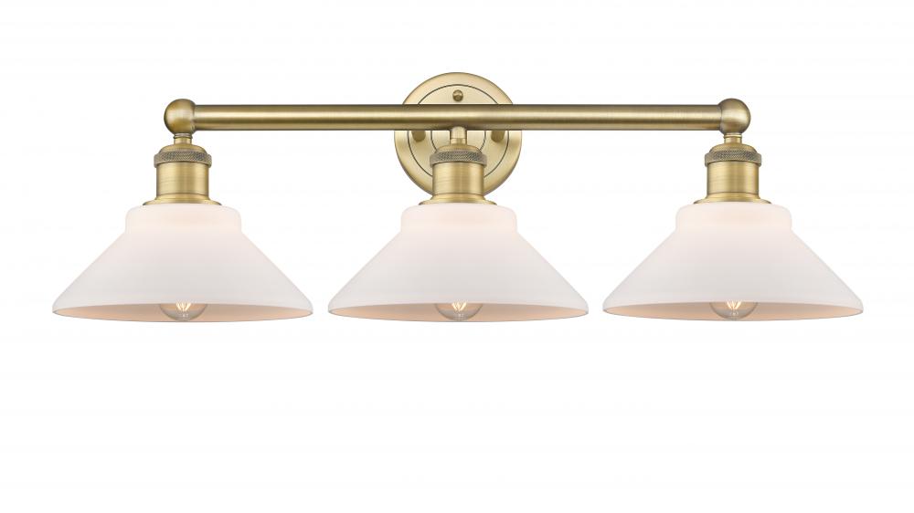 Orwell - 3 Light - 26 inch - Brushed Brass - Bath Vanity Light