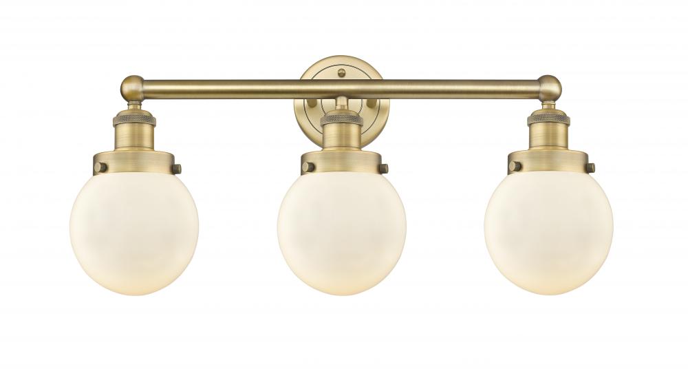 Beacon - 3 Light - 24 inch - Brushed Brass - Bath Vanity Light