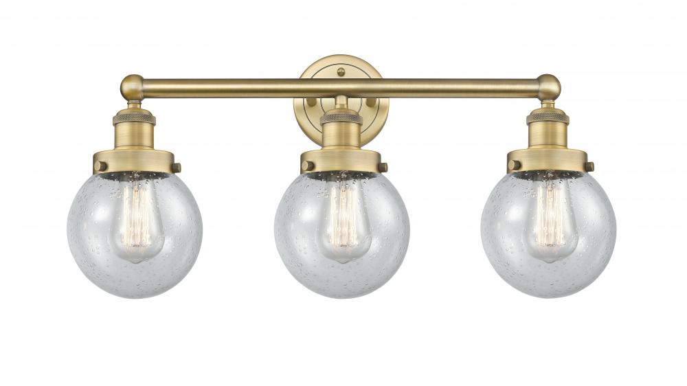 Beacon - 3 Light - 24 inch - Brushed Brass - Bath Vanity Light