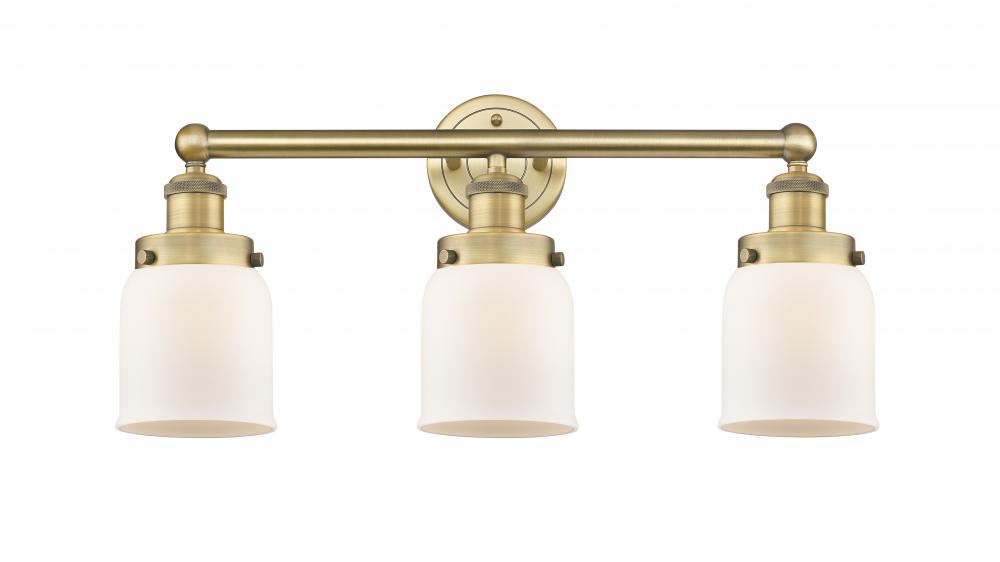 Bell - 3 Light - 23 inch - Brushed Brass - Bath Vanity Light