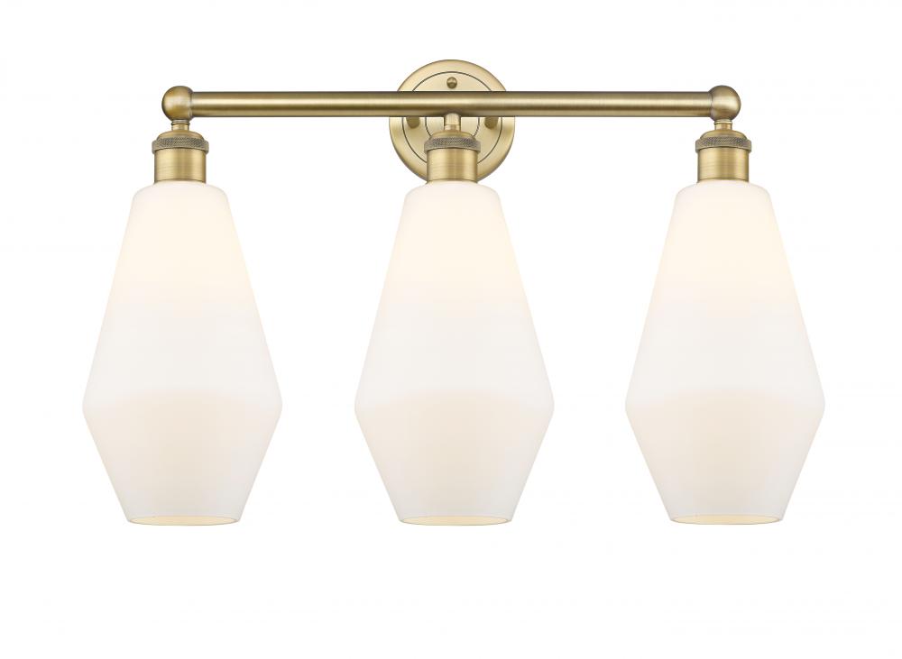 Cindyrella - 3 Light - 25 inch - Brushed Brass - Bath Vanity Light